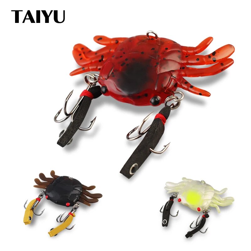 Fishing Lure Soft Plastic - TAIYU biyonik yengeç balıkçılık cazibesi 6g