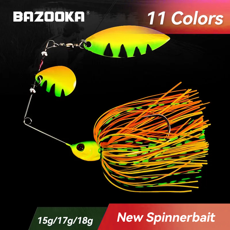 Fishing Lure Spinnerbait - Bazuka 15g 18g Spinnerbait Balıkçılık Cazibesi