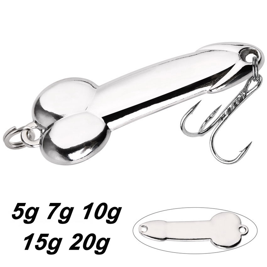 Fishing Lure Spinnerbait - Metal kaşık Penis şekli balıkçılık Lures