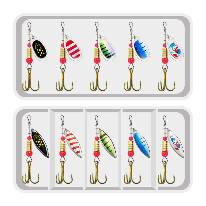 Fishing Lure Spinnerbait - Balıkçılık Cazibesi Spinner Rotasyon Kaşık 10