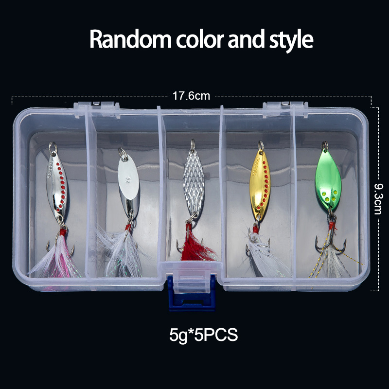 Fishing Lure Crankbait - Metal Kaşık Spinner Balıkçılık Cazibesi 5g