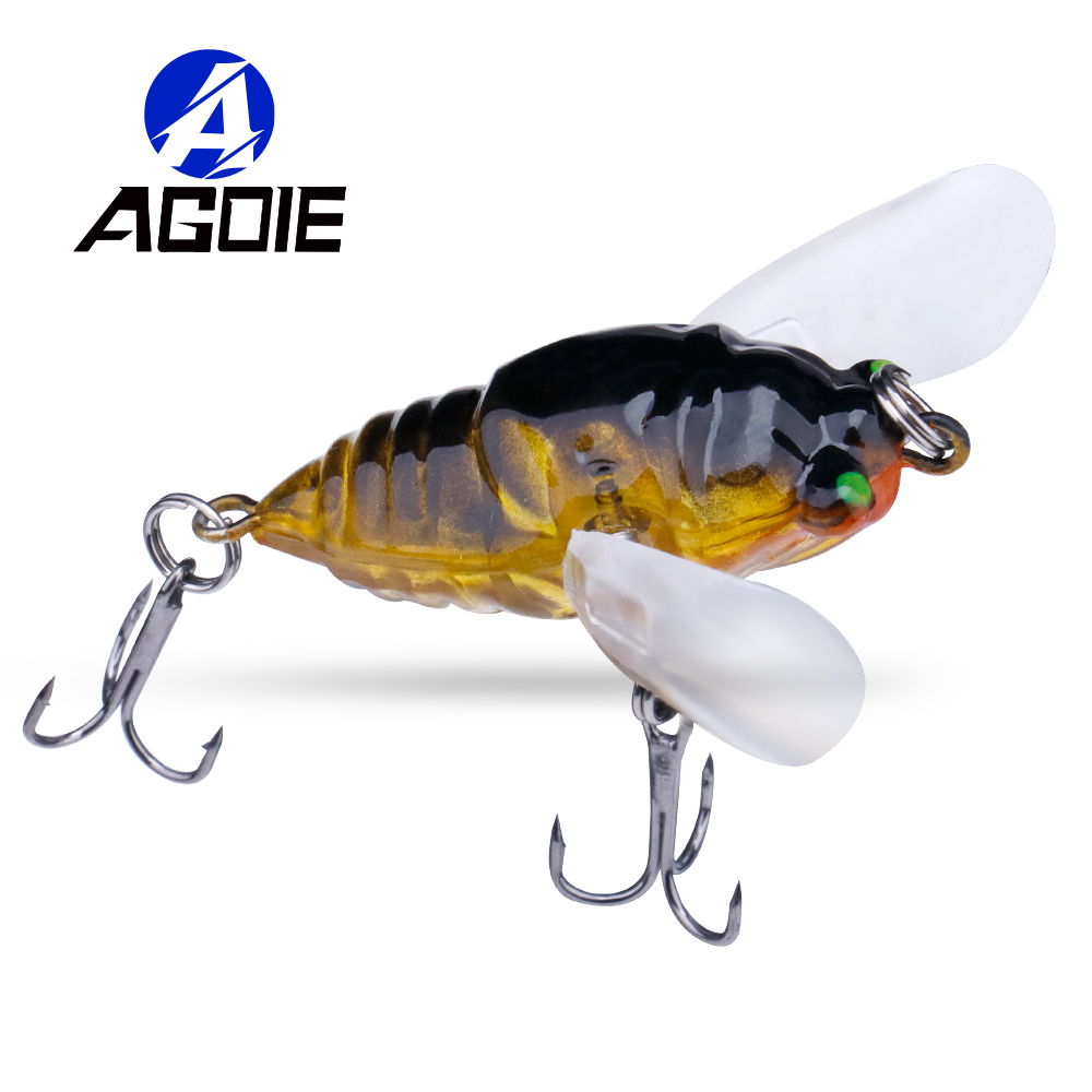 Fishing Lure Popper - Agoie kanatları ile 6.5g 5cm Topwater