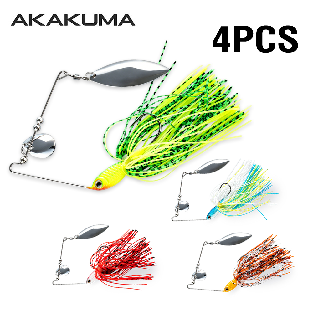 Fishing Lure Spinnerbait - 4 adet 18g Spinnerbait Balıkçılık Yemi