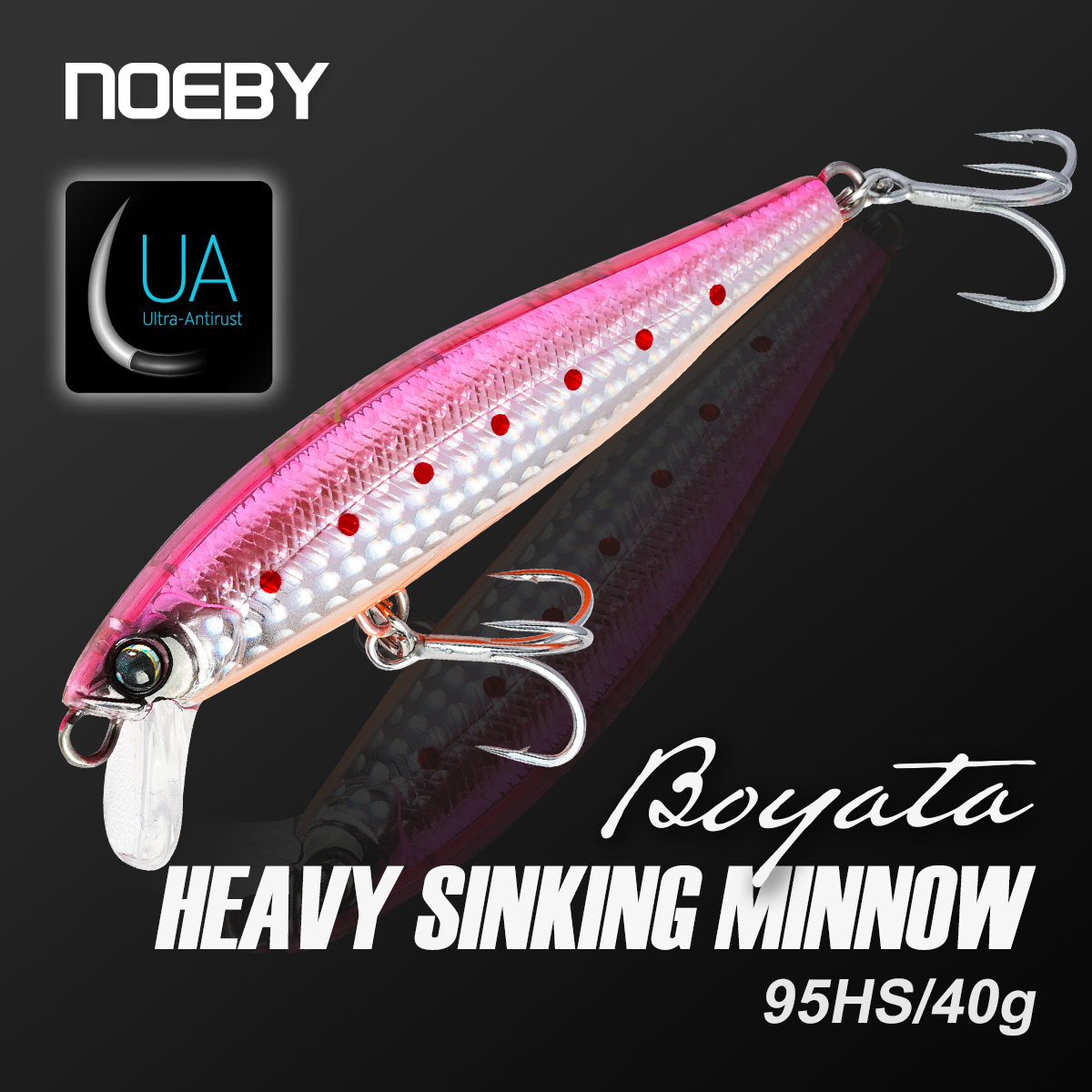 Fishing Lure Buzzbait - NOEBY 95mm 40g Ağır Batan Minnow