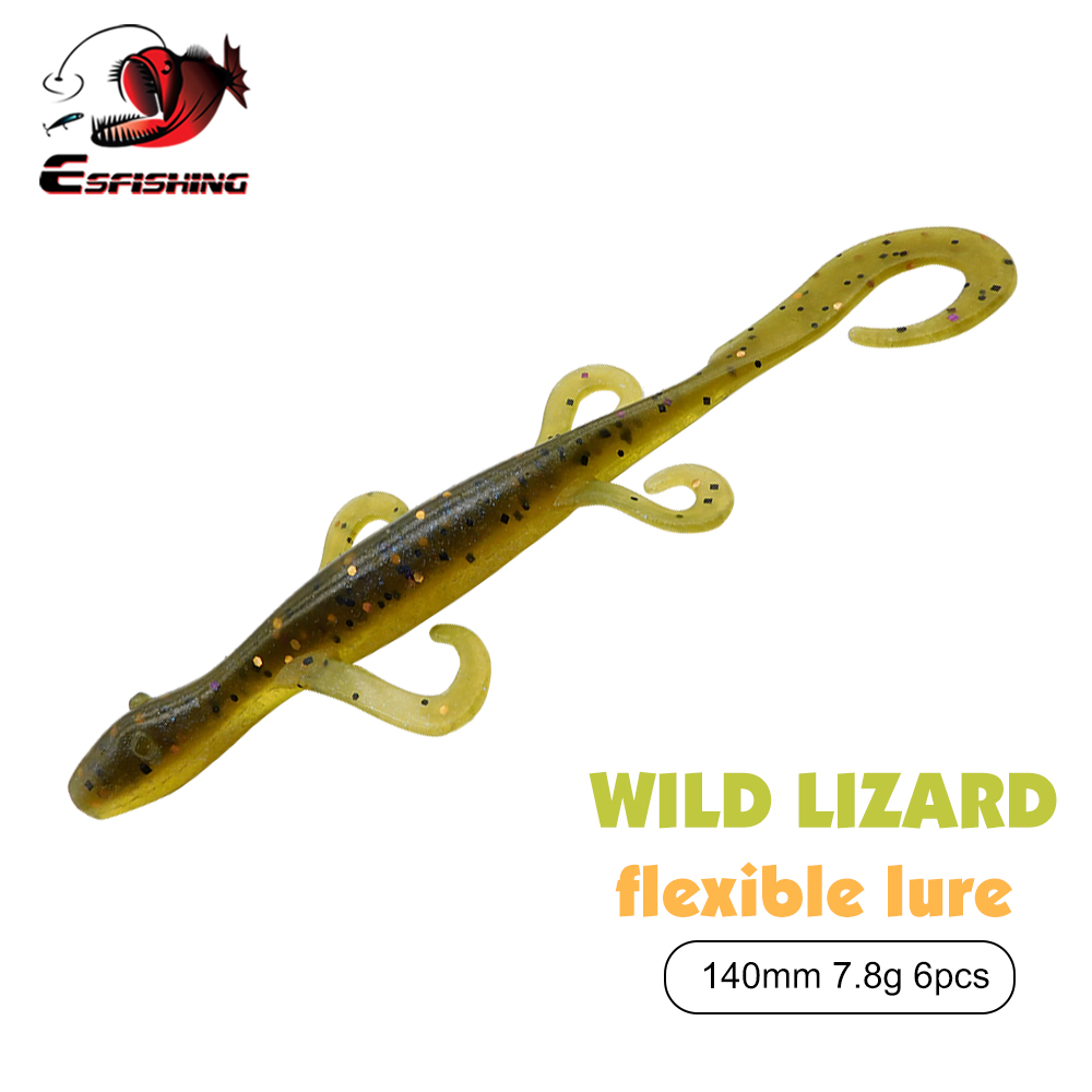 Fishing Lure Spinnerbait - ESFISHING Balıkçılık Yemleri Vahşi Kertenkele 140mm