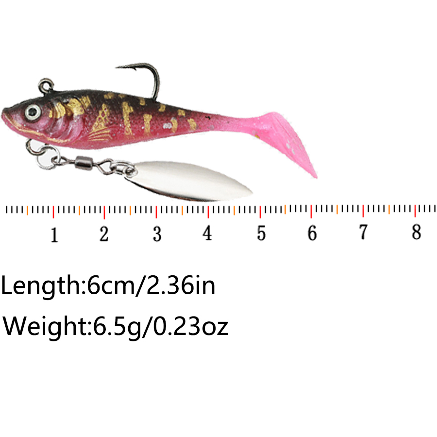 5 adet T-kuyruk yumuşak yem ya - Fishing Lure Blade Bait incelemesi ve fiyatı