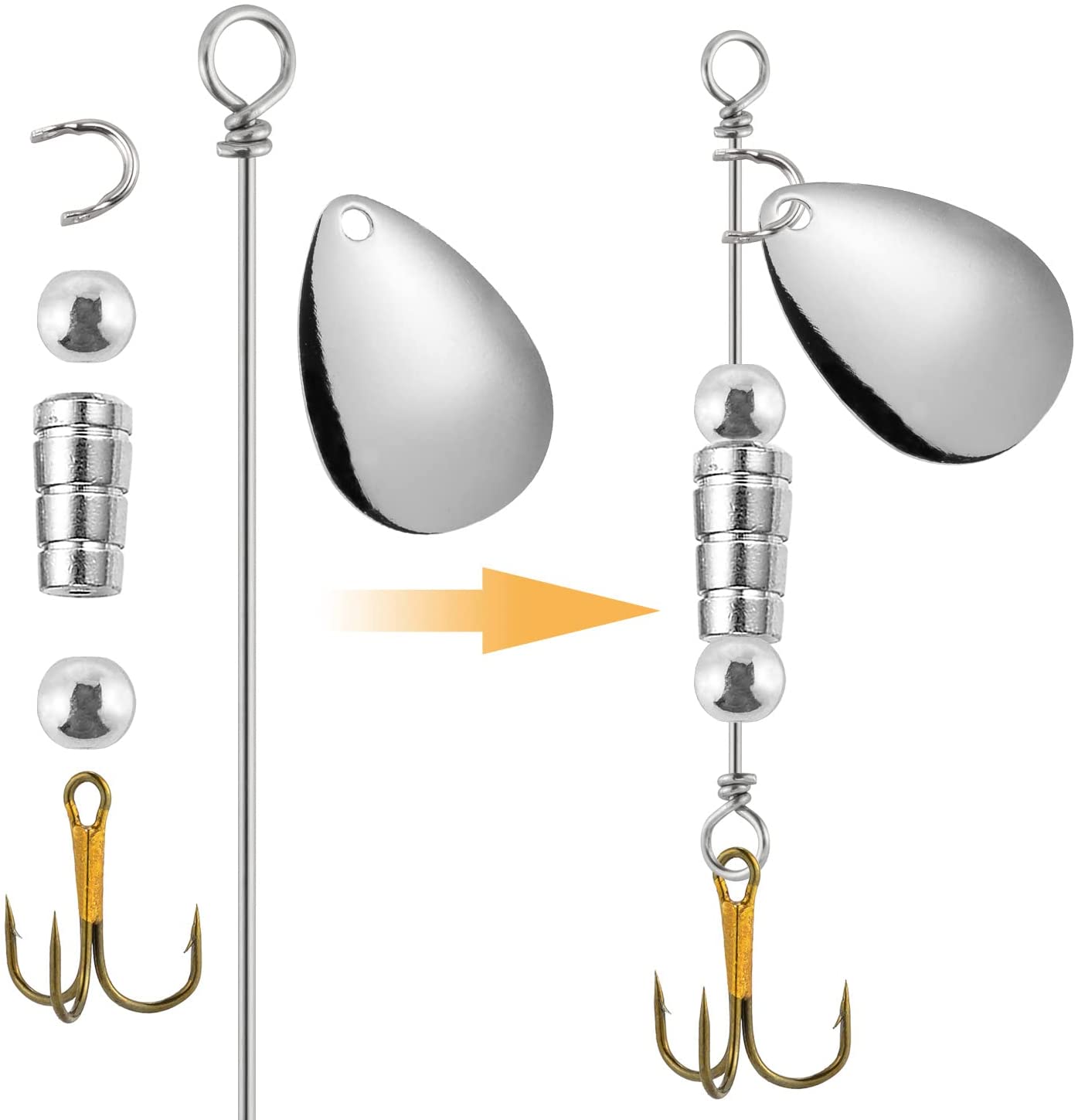 30/100 adet Tokyo Rig Spinner  - Fishing Lure Spinnerbait incelemesi ve fiyatı