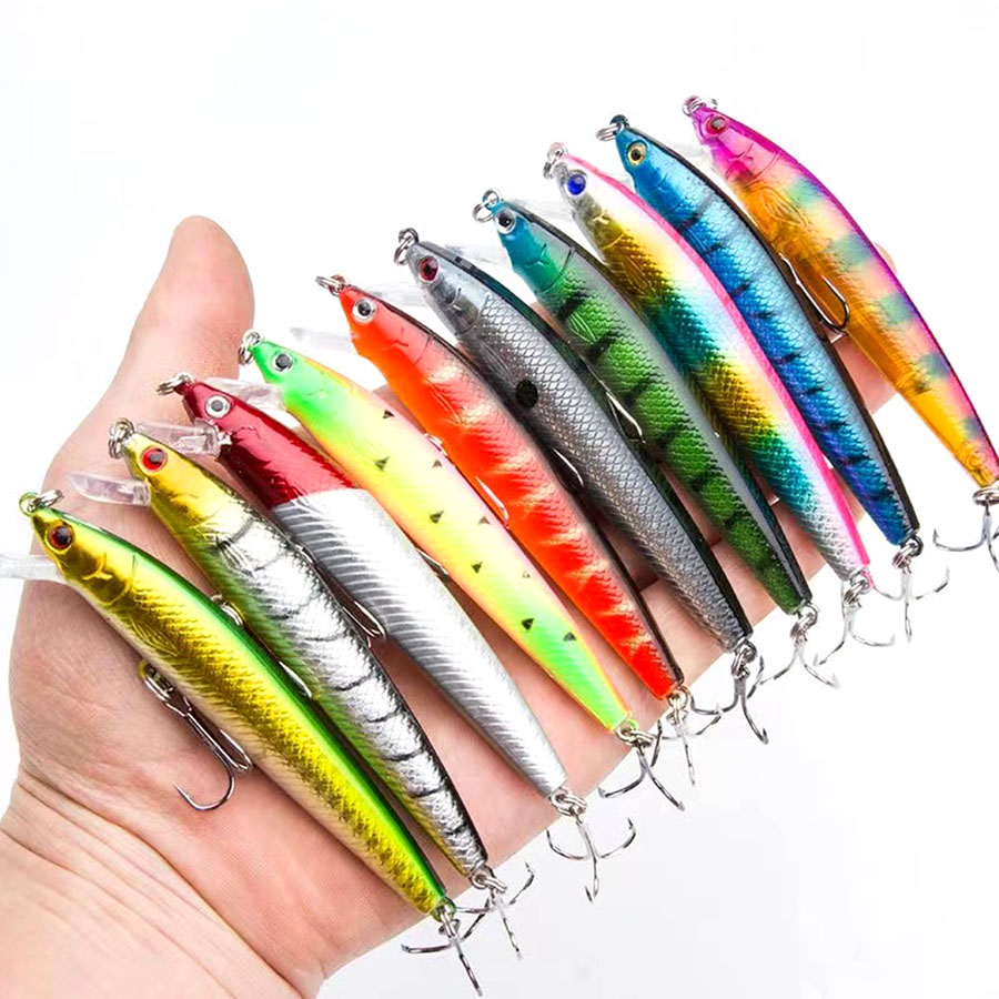 10 adet Jerkbait Minnow Swimba - Fishing Lure Crankbait incelemesi ve fiyatı