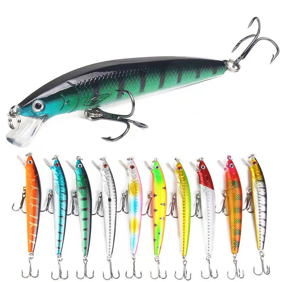 10 adet Jerkbait Minnow Swimba - Fishing Lure Crankbait incelemesi ve fiyatı