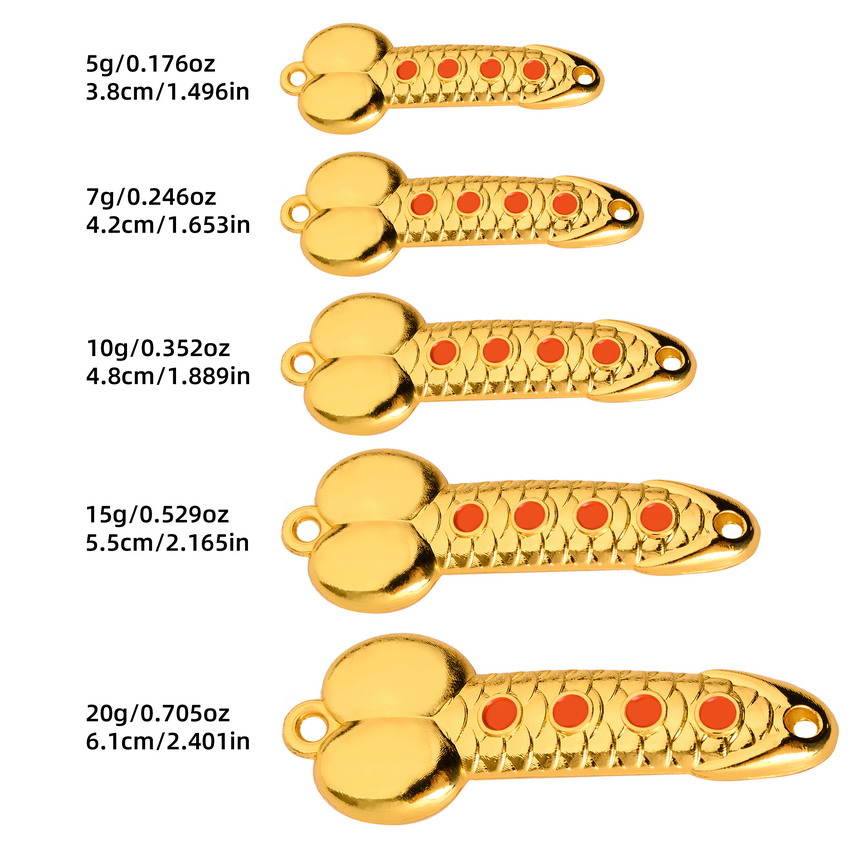 Metal kaşık Penis şekli balıkç - Fishing Lure Spinnerbait incelemesi ve fiyatı