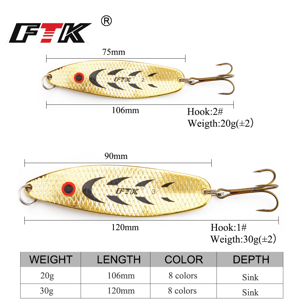 FTK 20g/30g Uzun Atışlı Sazan  - Fishing Lure Spinner incelemesi ve fiyatı