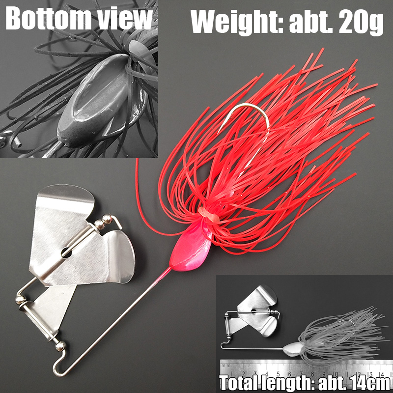wusanban Lunker Spinner Yemler - Fishing Lure Blade Bait incelemesi ve fiyatı
