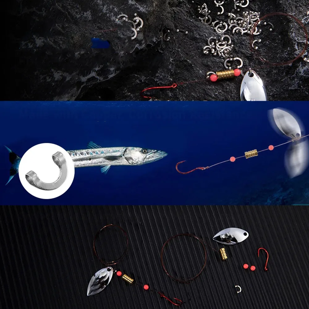 100 adet Balıkçılık U Şekilli  - Fishing Lure Spinnerbait incelemesi ve fiyatı