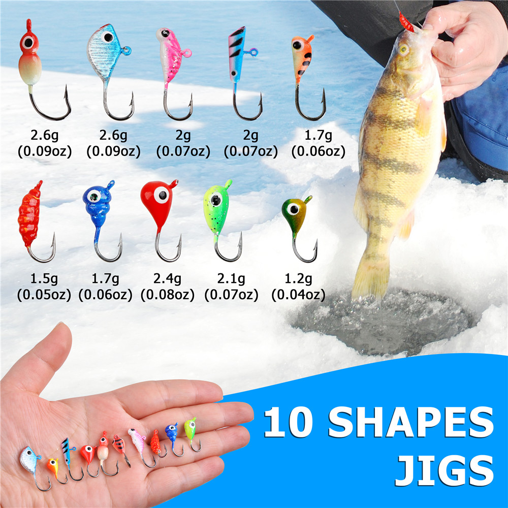 Mini buz olta Combo ile 12 ade - Fishing Lure Jig incelemesi ve fiyatı